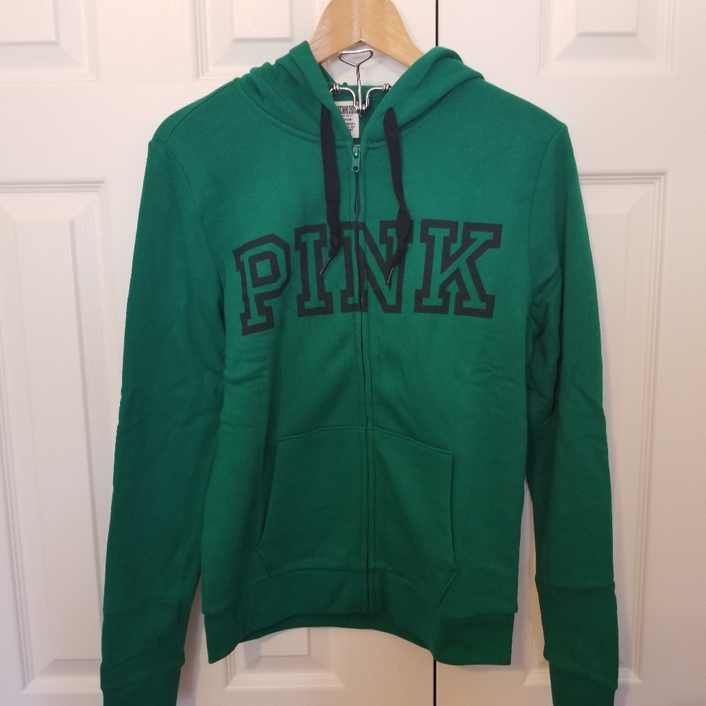 VS PINK ZIP HOODIE NWOT